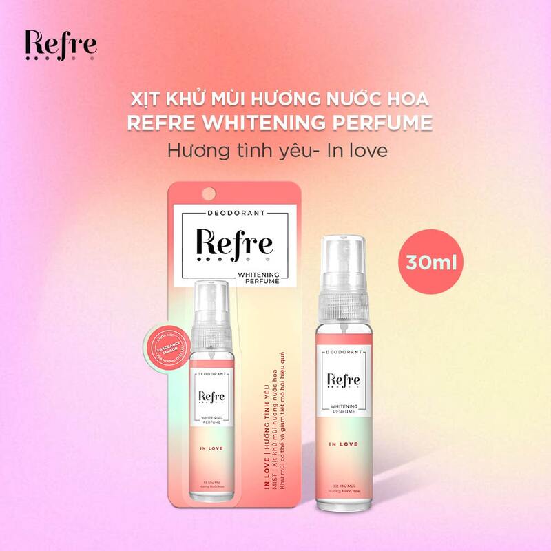Xịt Khử Mùi Refre Hương Tình Yêu 30ml