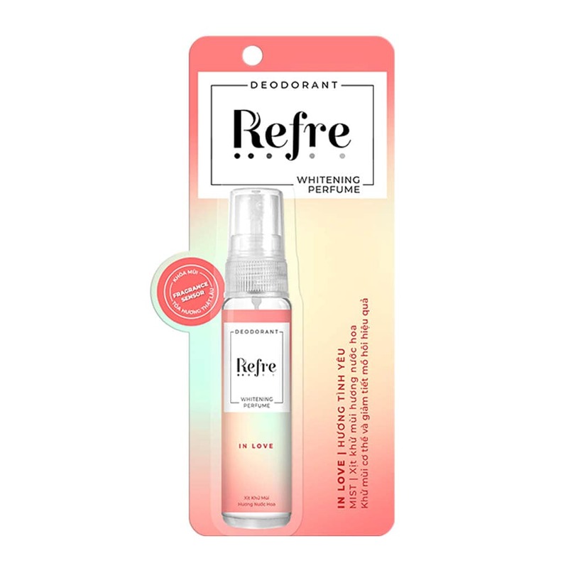 Xịt Khử Mùi Refre Hương Tình Yêu 30ml