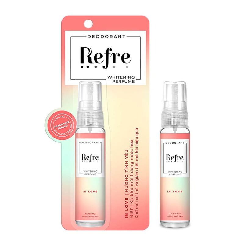 Xịt Khử Mùi Refre Hương Tình Yêu 30ml
