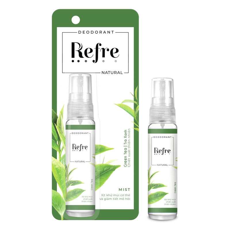 Xịt Khử Mùi Refre Hương Trà xanh 30ml