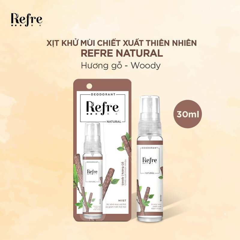Xịt Khử Mùi Refre Hương Gỗ 30ml