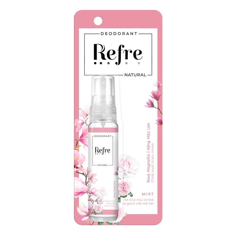 Xịt Khử Mùi Refre Hồng Mộc Lan 30ml