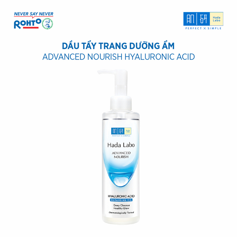 Dầu Tẩy Trang Hadalabo Advanced Nourish Cleansing Oil Sạch sâu, Dưỡng ẩm 200ml