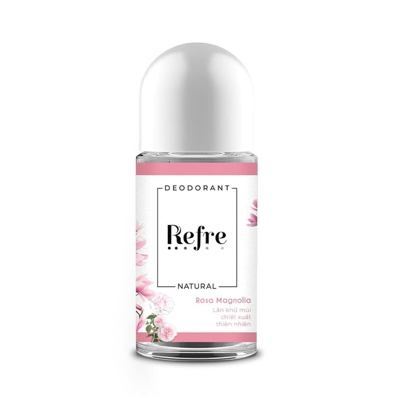 Lăn Khử Mùi Refre Natural Hồng Mộc Lan 40ml