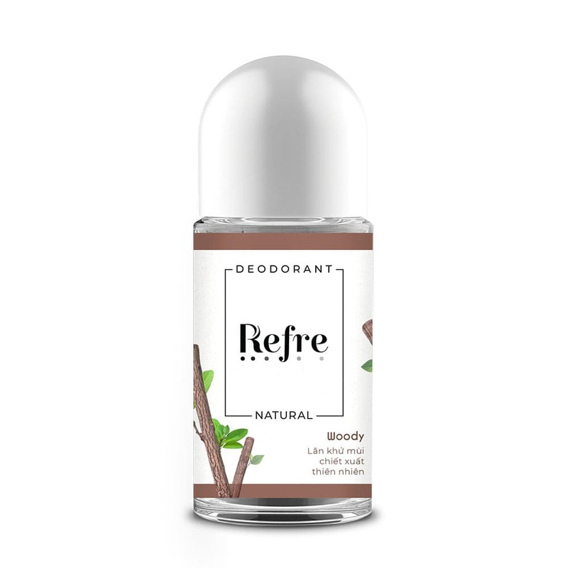 Lăn Khử Mùi Refre Natural Hương Gỗ 40ml