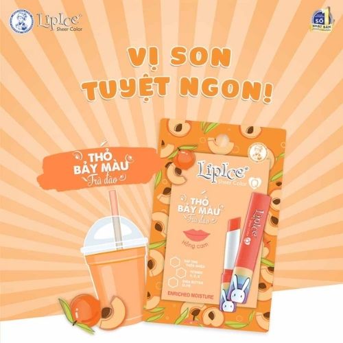 Son Dưỡng LipIce Sheer Color Q Thỏ Bảy Màu 2.4g