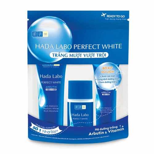 Bộ Sản Phẩm Hada Labo Dưỡng Trắng Da Tối Ưu