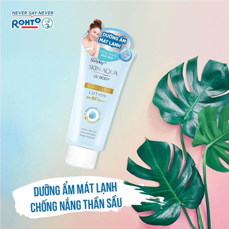 Kem Chống Nắng Sunplay Skin Aqua UV Body Cooling Lotion Mát Lạnh 150g