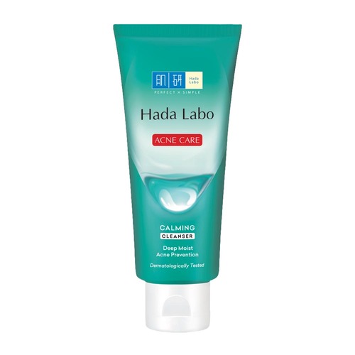 Kem Rửa Mặt Hada Labo Acne Care Calming Cleanser Cho Da Mụn Và Nhạy Cảm 80g