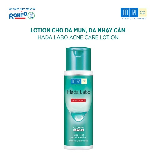 Dung Dịch Hada Labo Acne Care Calming Lotion Dưỡng Ẩm Cho Da Mụn 170ml