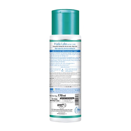 Dung Dịch Hada Labo Acne Care Calming Lotion Dưỡng Ẩm Cho Da Mụn 170ml
