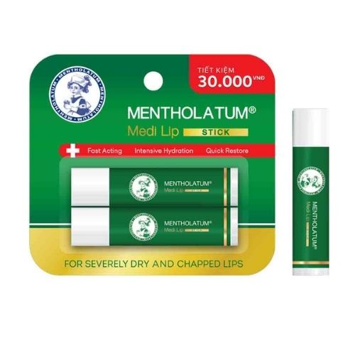 Bộ Sản Phẩm Son Dưỡng Rohto Chuyên Biêt Cho Môi Khô, Nứt Nẻ 4.3gx2