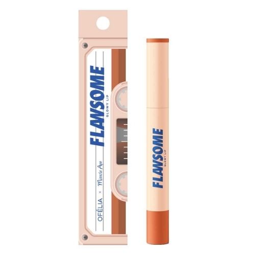 Son Bút Chì Miracle Apo x Ofélia Flawsome Glowy Lip 2g - 17 Nâu Cam Đất