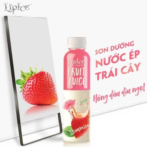 Son Dưỡng Lipice Sheer Color Fruit Juice Hồng Dâu Dịu Ngọt 4g