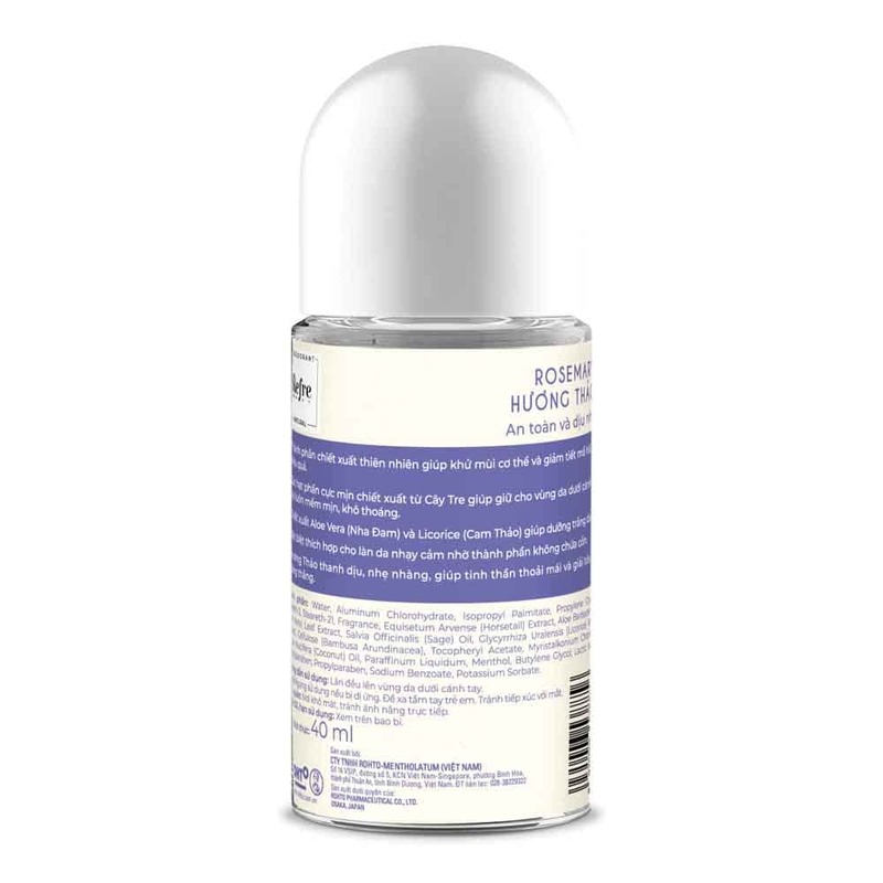 Lăn Khử Mùi Refre Natural Rosemary 40ml
