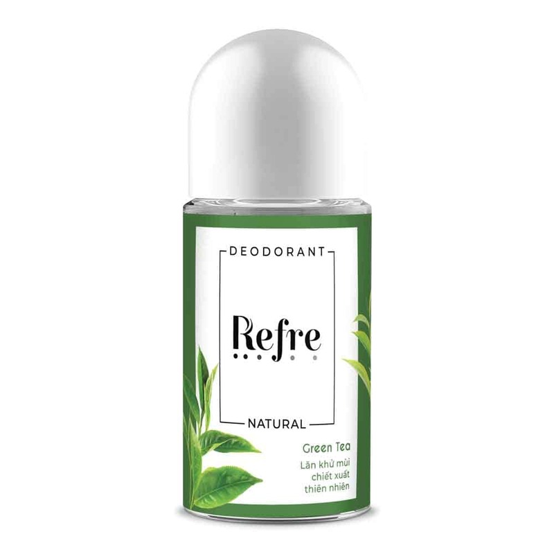 Lăn Khử Mùi Refre Natural Green Tea 40ml