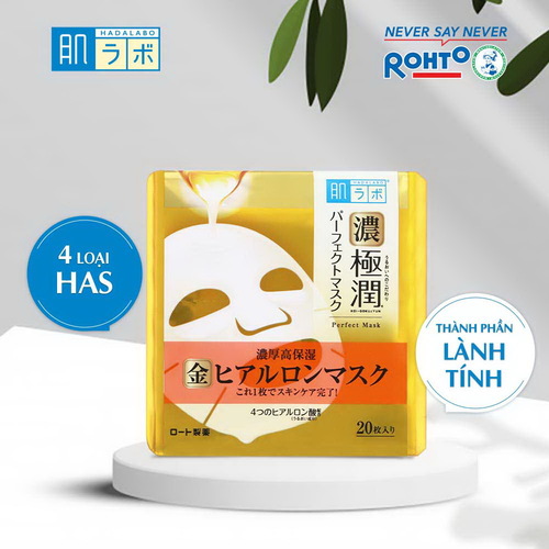 Mặt Nạ Hada Labo Dưỡng Ẩm Da Chuyên Sâu 20 PCS