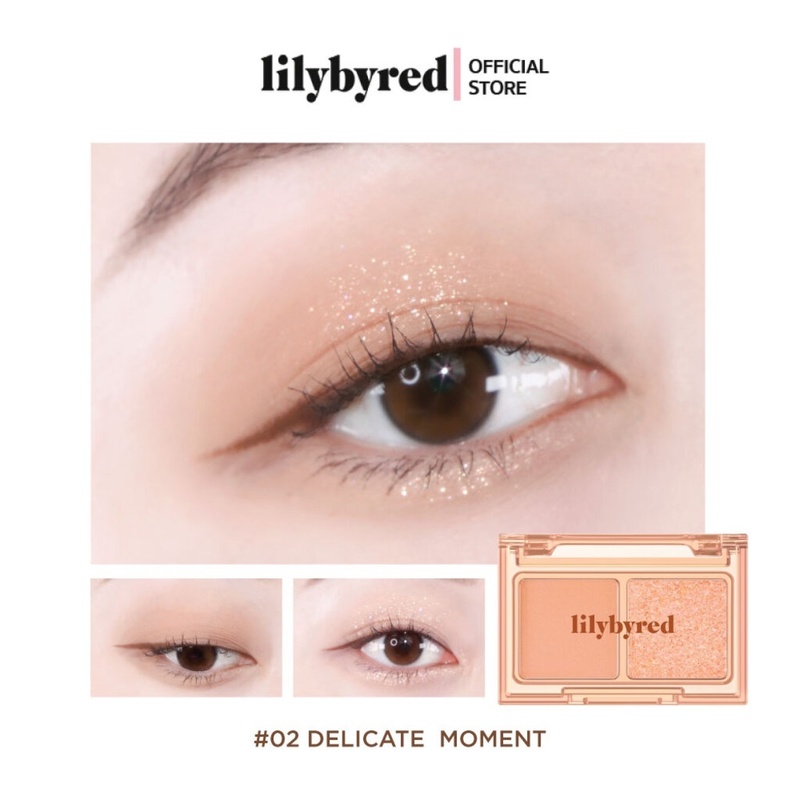 Phấn Mắt Lilybyred Little Bitty Moment Shadow - #02 (Hộp)
