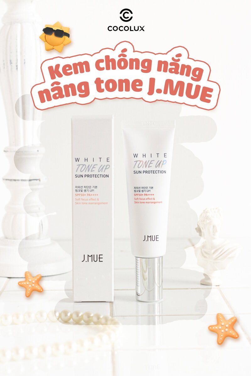 Kem Chống Nắng J.MUE White Tone Up Sun Protection Nâng Tone