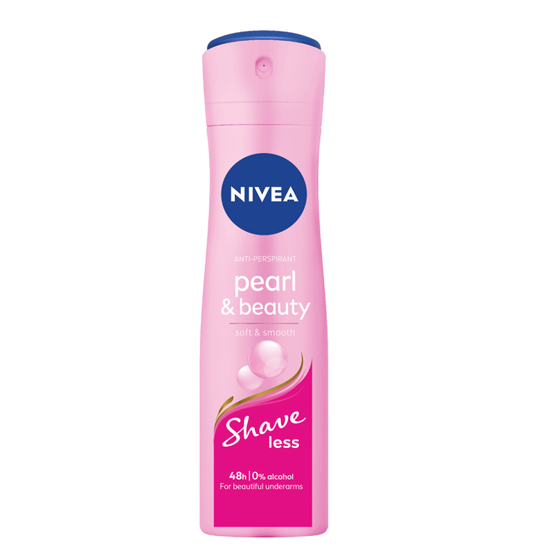 Xịt Khử Mùi Nivea Anti-Perspirant Pearl & Beauty Soft & Smooth Shaveless Ngọc Trai Mịn Mượt 150ml