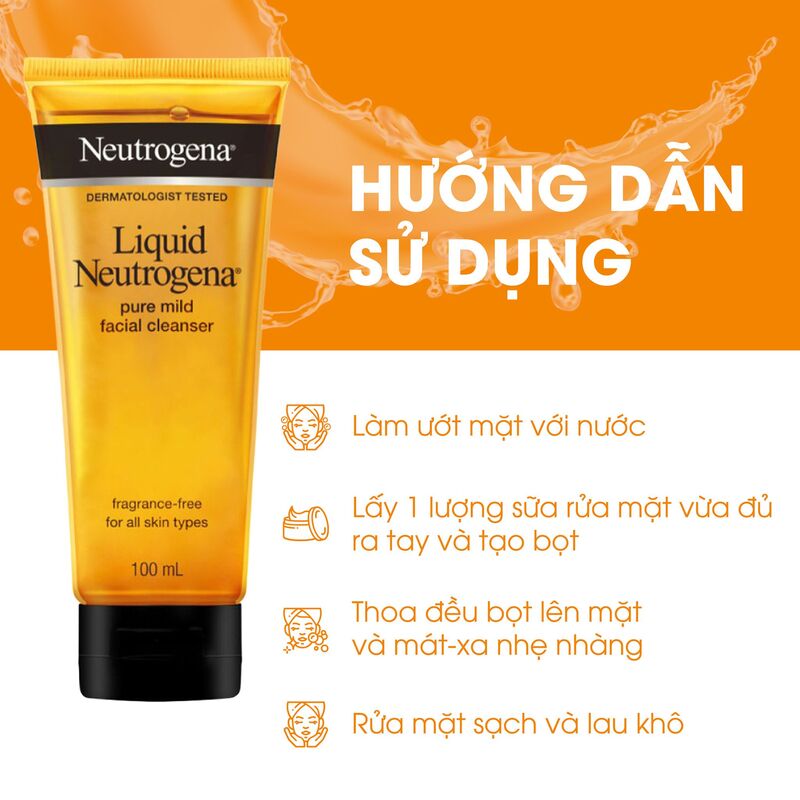 Sữa Rửa Mặt Neutrogena Dịu Nhẹ Dành Cho Mọi Loại Da 100ml