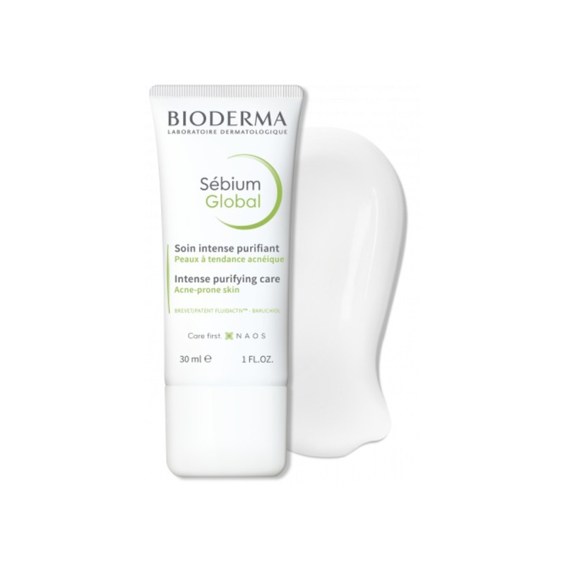 Kem Dưỡng Bioderma Sébium Global Cream Giảm Mụn, Ngăn Ngừa Mụn Tái Phát 30ml