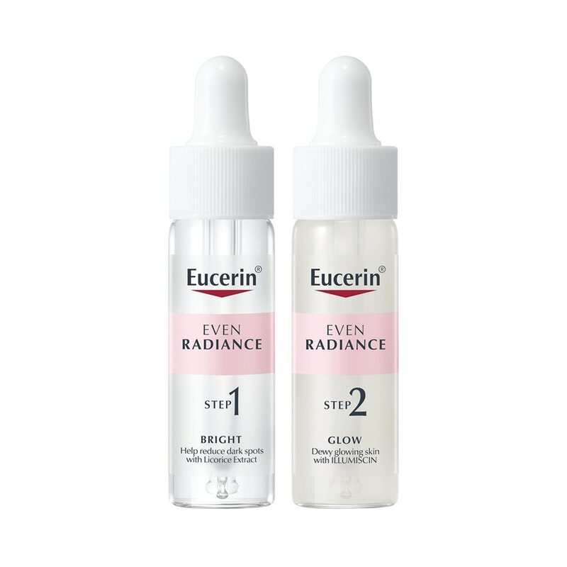 Bộ Sản Phẩm Tinh Chất Eucerin Even Radiance Duo Ampoules Dưỡng Sáng Da 2x15ml Tặng Sữa Rửa Mặt Eucerin Spotless Brightening Gentle Cleansing Foam 150g