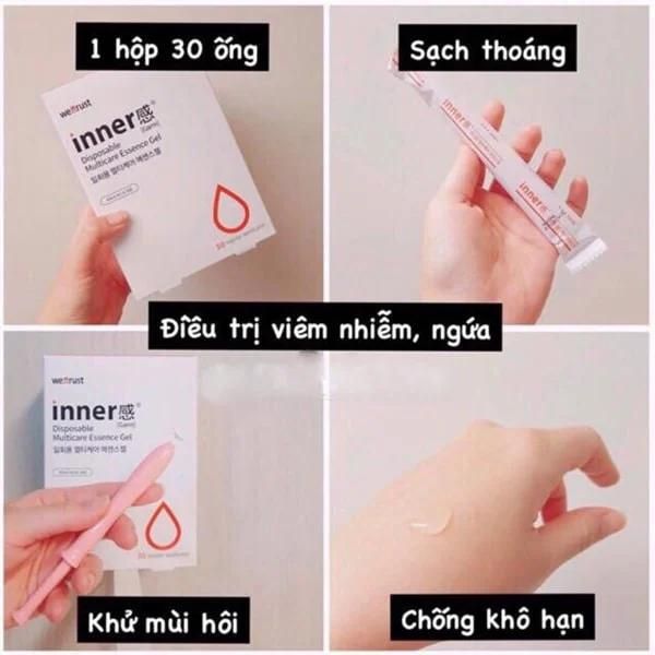 Gel Dưỡng Đặc Trị Vùng Kín Wettrust Inner Disposable Multicare Essence Gel 1.7g (5 Que)