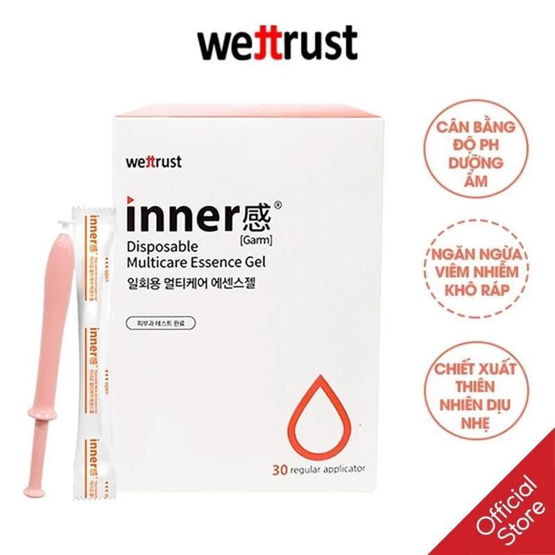 Gel Dưỡng Đặc Trị Vùng Kín Wettrust Inner Disposable Multicare Essence Gel 1.7g (5 Que)