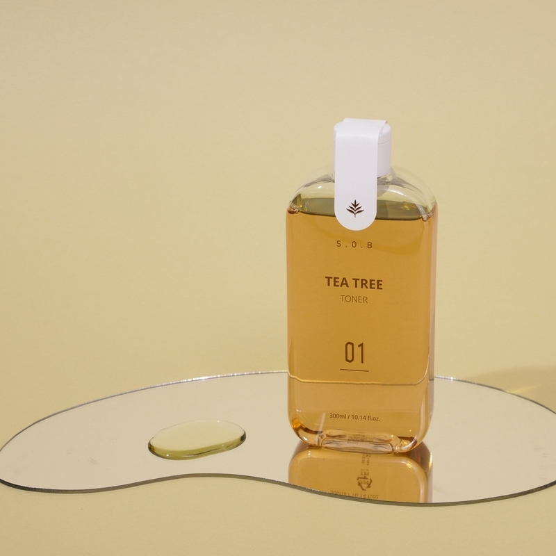 Nước Hoa Hồng S.O.B Tea Tree Toner Dưỡng Sáng Da Và Giảm Mụn 300ml
