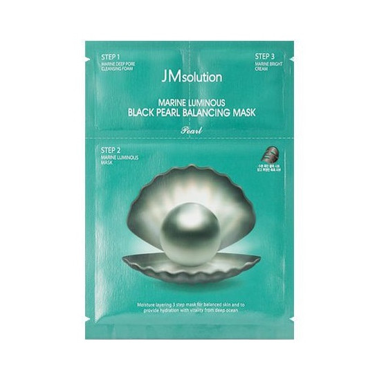 Mặt Nạ JM Solution Mask Ngọc Trai Đen