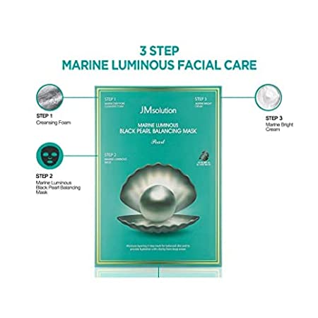 Mặt Nạ JM Solution Mask Ngọc Trai Đen