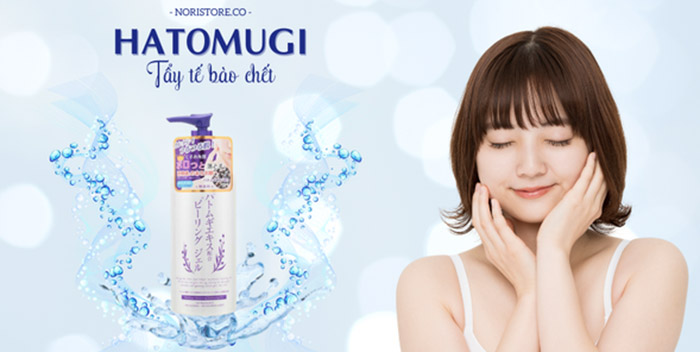 Gel Tẩy Tế Bào Chết Da Mặt Hatomugi Platinum Label 300g