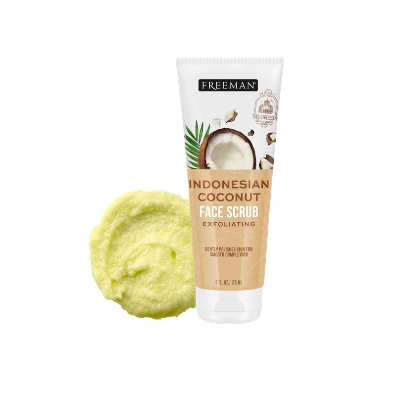 Tẩy Tế Bào Chết Da Mặt Freeman Exfoliating Indonesian Coconut Face Scrub Dừa Indonesia & Đường 175ml