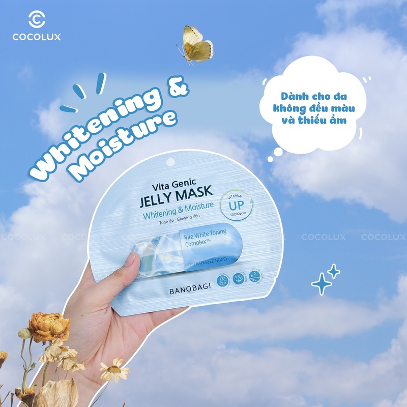 Mặt Nạ Banobagi Vita Genic Jelly Mask Whitening & Moisture 1 PCS 30g