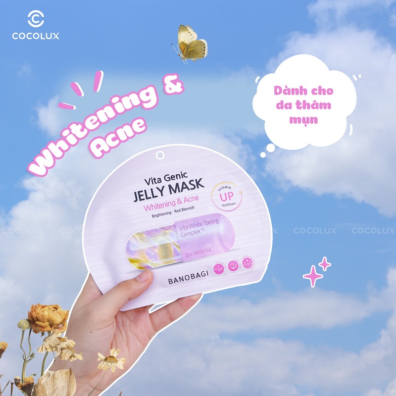 Mặt Nạ Banobagi Vita Genic Jelly Mask Whitening & Acne 1 PCS 30g