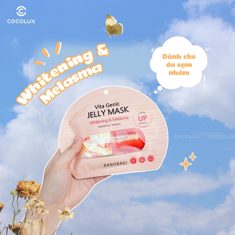 Mặt Nạ Banobagi Vita Genic Jelly Mask Whitening & Melasma 1 PCS 30g