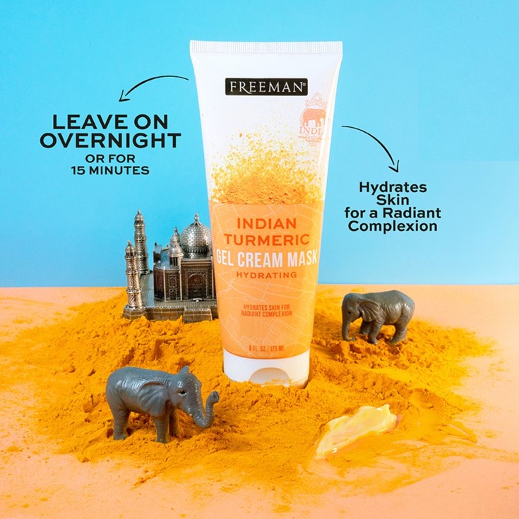 Mặt Nạ Freeman Indian Turmeric Gel Cream Mask Hydrating Tinh Bột Nghệ Dưỡng Ẩm Sáng Da 175ml