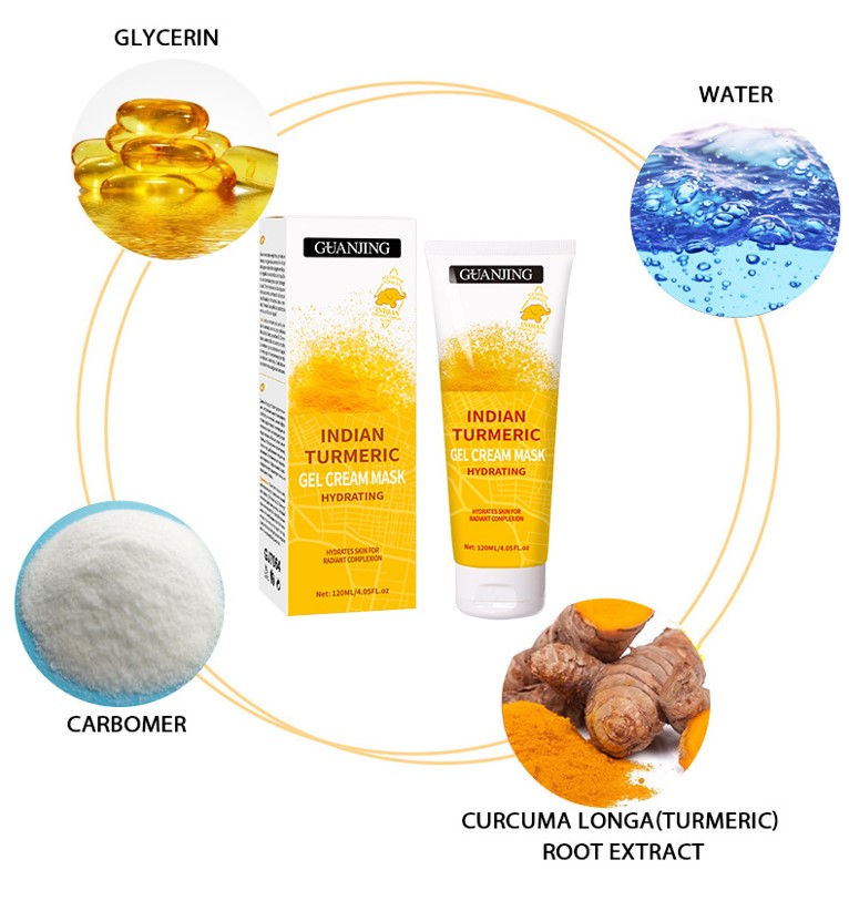 Mặt Nạ Freeman Indian Turmeric Gel Cream Mask Hydrating Tinh Bột Nghệ Dưỡng Ẩm Sáng Da 175ml