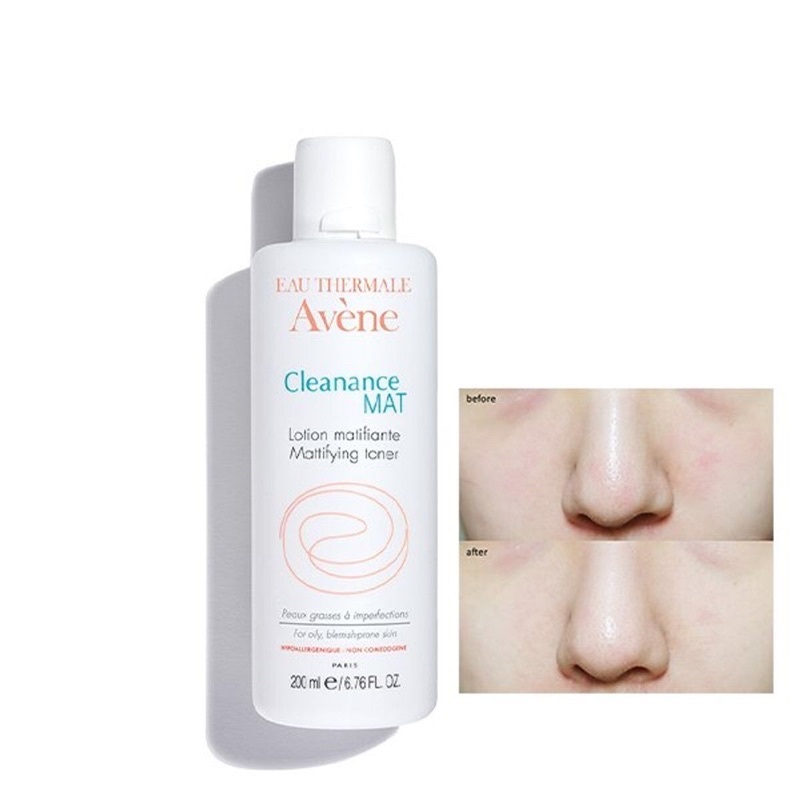 Nước Hoa Hồng Avene Cleanance Mat Mattifying Giảm Bóng Nhờn Cho Da Nhờn Mụn 200ml