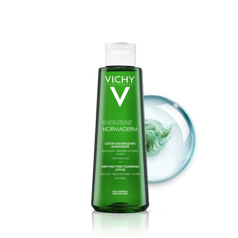Nước Cân Bằng Vichy Normaderm Purifying Pore-Tightening Giảm Mụn, Nhờn 200ml