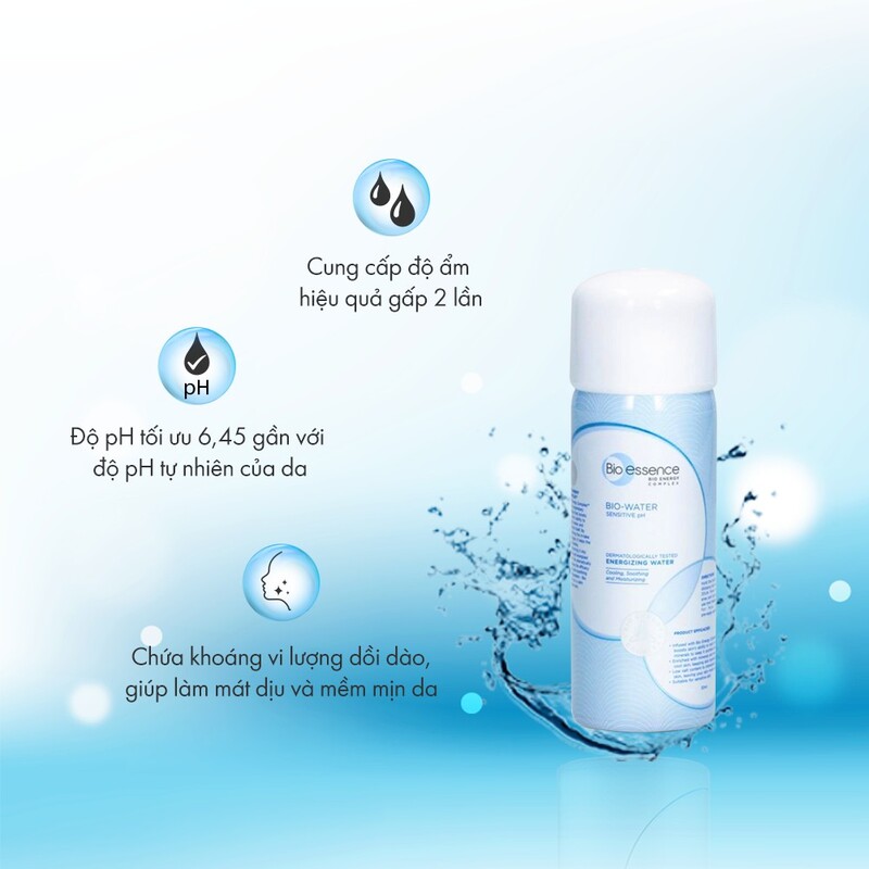 Xịt Khoáng Bio-essence Bio-Water Cho Da Nhạy Cảm 30ml