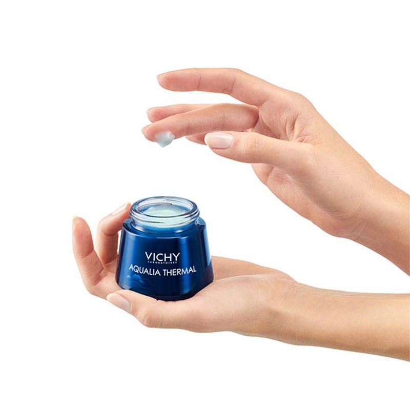 Mặt Nạ Ngủ Vichy Aqualia Thermal Night Spa Dưỡng Ẩm Giúp Làm Sáng Da 75ml