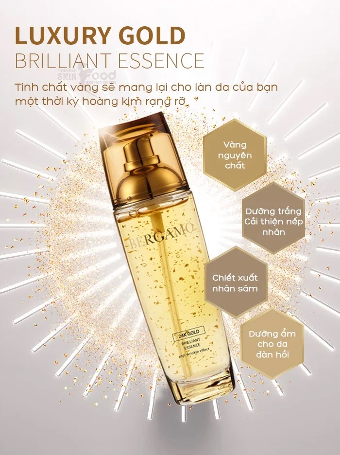 Tinh Chất Bergamo 24K Gold Brilliant Chống Lão Hóa 110ml