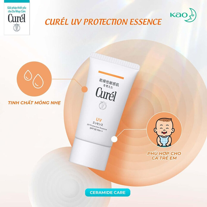Tinh Chất Chống Nắng Curel Cho Da Khô, Nhạy Cảm SPF30 PA++ 50g
