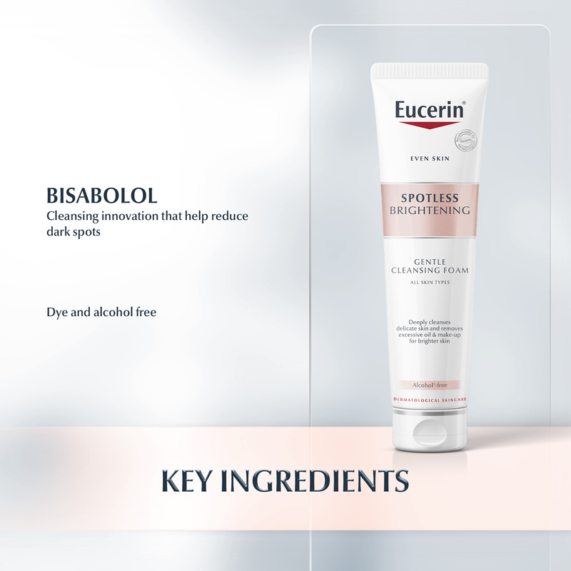 Sữa Rửa Mặt Eucerin Spotless Brightening Gentle Cleansing Foam Dịu Nhẹ Làm Sáng Da 150g