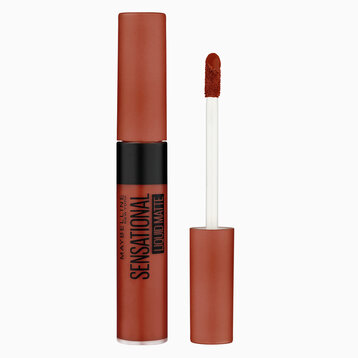Son Kem Maybelline Sensational Liquid Matte Lipstick 17 Stop On Red Màu Đỏ Gạch Siêu Lì 7ml