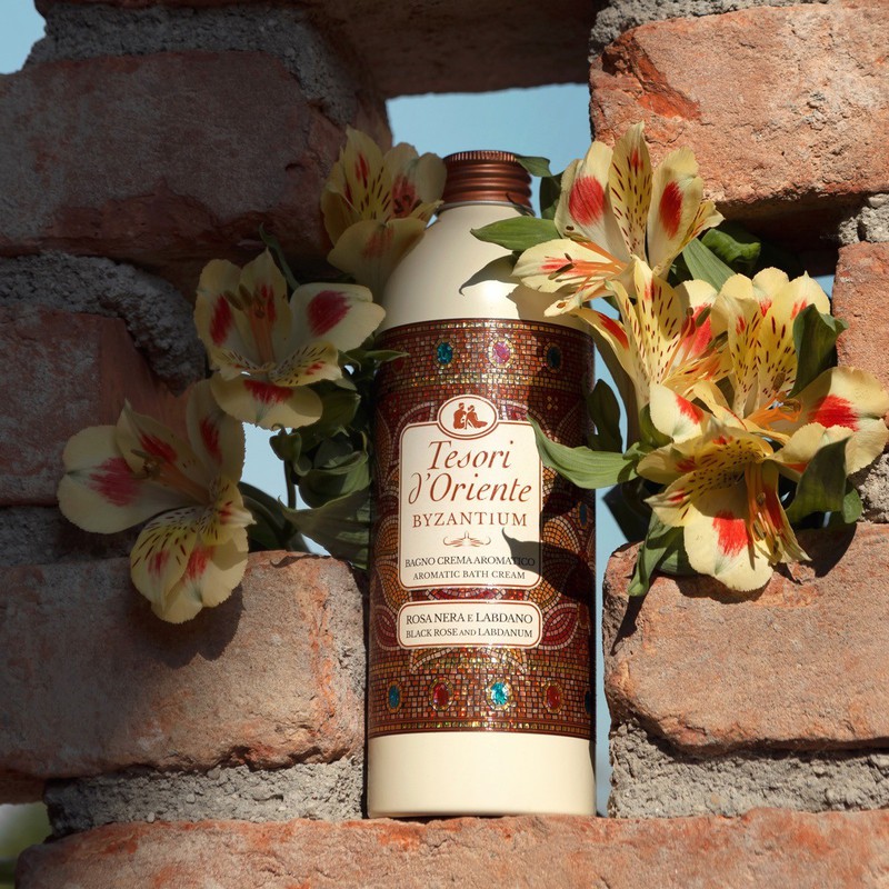Sữa Tắm Tesori d'Oriente Byzantium Black Rose And Labdanum Nước Hoa Hy Lạp Cổ Đại 500ml