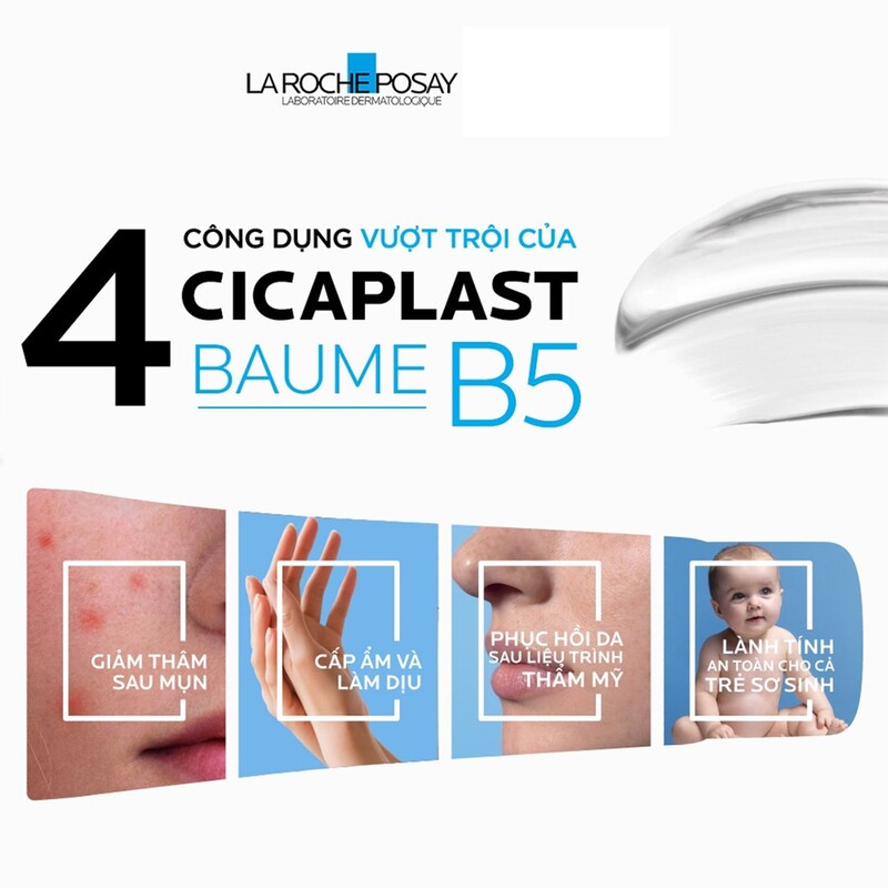 Bộ Sản Phẩm La Roche-Posay Cicaplast Baume B5 40ml + Thermal Spring Water 50ml Phục Hồi Và Làm Dịu Da 2 Món