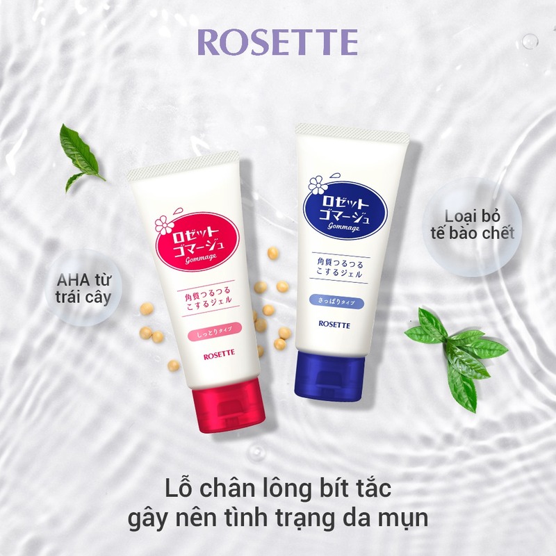 Tẩy Da Chết Rosette Gommage Moist Peeling Gel Dành Cho Da Khô